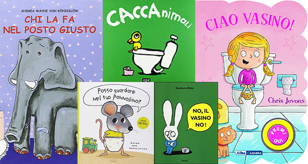 Libri per bambini su come togliere il pannolino