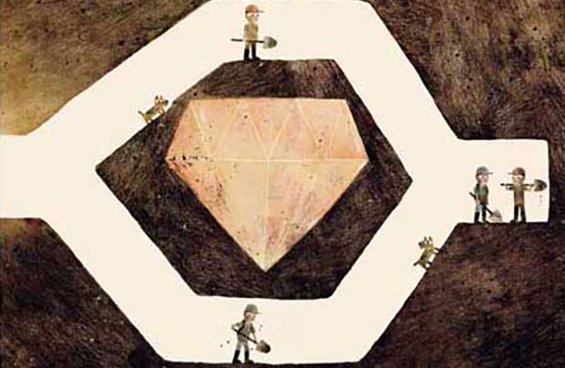 Mac Barnett e Jon Klassen, Sam e Dave scavano una buca