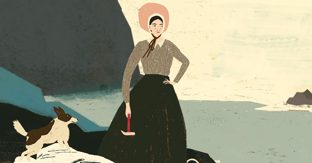 Annalisa Strada, La cacciatrice di fossili. Mary Anning si racconta, illustrazioni di Daniela Tieni, Editoriale Scienza