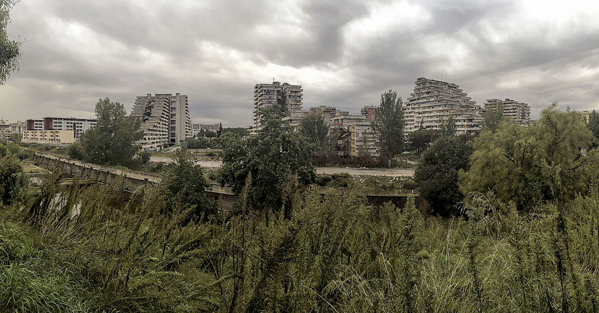 Le celebri Vele fanno da quinta all'iniziativa Scampia Storytelling 2019