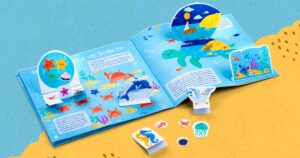 Libri pop up per bambini da costruire con Delfino e Riccio