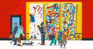 Disegnare sui muri: Matthew Burgess e Josh Cochran raccontano Keith Haring
